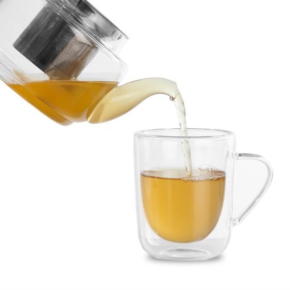 Orbegozo TTC 700 teiera Teiera singola 700 ml Acciaio inossidabile, Trasparente