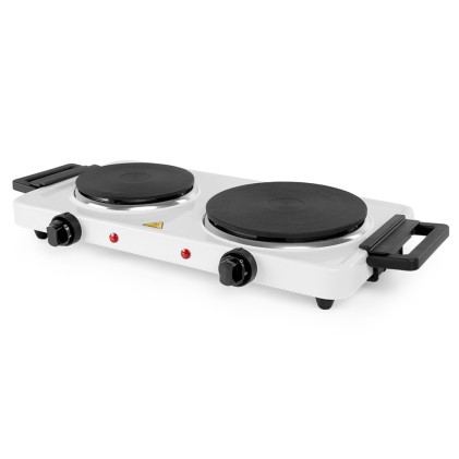 Orbegozo PE 2755 piano cottura Bianco Superficie piana 2 Fornello(i)