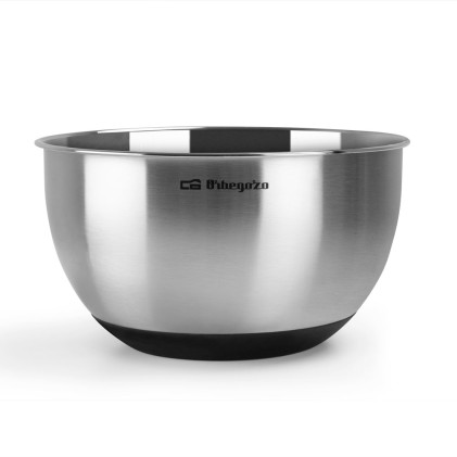 Orbegozo BOA 5000 recipiente per cibo Rotondo Ciotola 5 L Nero, Acciaio inossidabile 1 pz