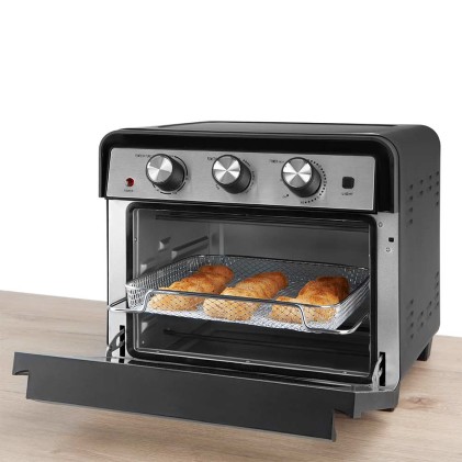 Forno Friggitrice Multifunzione Orbegozo HOF 220 - Potenza di 1600 W in Modalit&agrave; Forno e 1700 W in Modalit&agrave; Friggitrice ad Aria - Capacit&agrave; 22 Litri - 6 Modalit&agrave; di Cottura