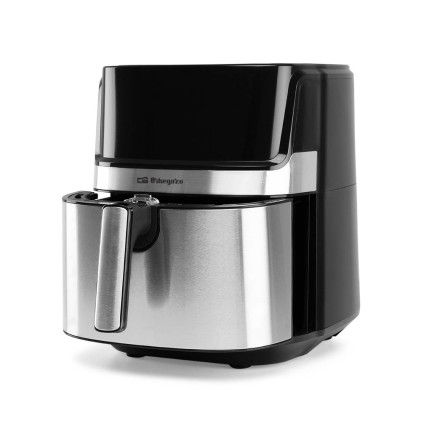Orbegozo FDR 67 friggitrice Singolo 5,5 L Indipendente 1700 W Friggitrice ad aria calda Nero, Acciaio inossidabile