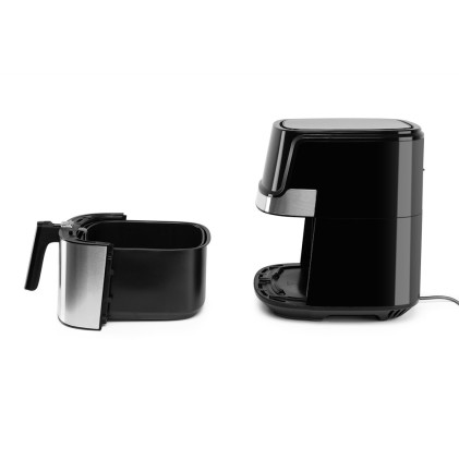 Orbegozo FDR 67 friggitrice Singolo 5,5 L Indipendente 1700 W Friggitrice ad aria calda Nero, Acciaio inossidabile