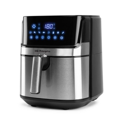 Orbegozo FDR 67 friggitrice Singolo 5,5 L Indipendente 1700 W Friggitrice ad aria calda Nero, Acciaio inossidabile