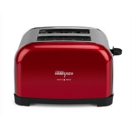 Tostapane vintage Orbegozo TOV 5200 - Potenza 750-850 W - 7 livelli di tostatura - Funzione di scongelamento e riscaldamento - Alloggiamento in acciaio inossidabile - Tocco freddo - Compatto