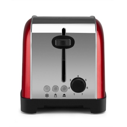 Tostapane vintage Orbegozo TOV 5200 - Potenza 750-850 W - 7 livelli di tostatura - Funzione di scongelamento e riscaldamento - Alloggiamento in acciaio inossidabile - Tocco freddo - Compatto