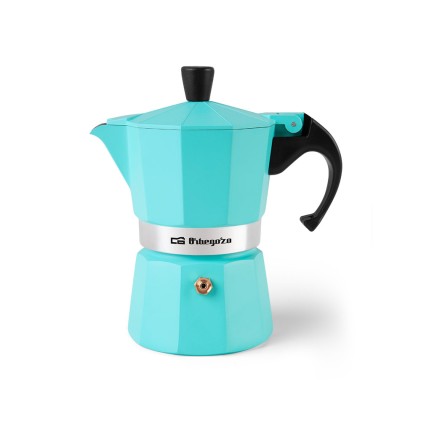 Orbegozo KFV 345 caffettiera manuale Moka Blu