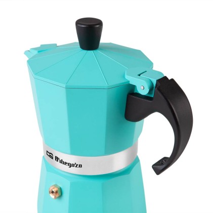Orbegozo KFV 345 caffettiera manuale Moka Blu