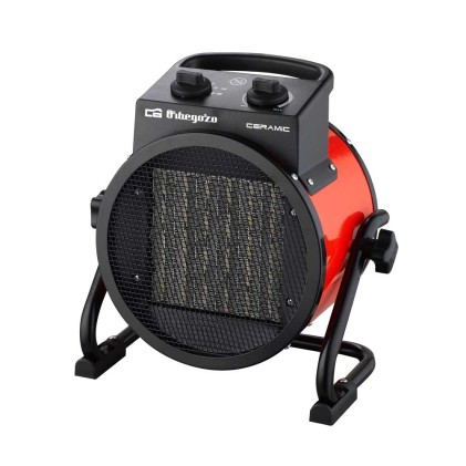 Orbegozo FHR 3050 stufetta elettrica Interno Nero, Rosso 3000 W Riscaldatore ambiente elettrico con ventilatore