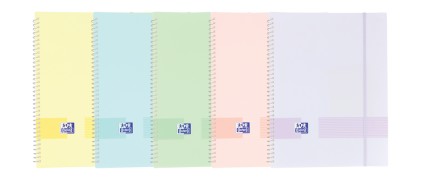 Oxford Live & Go Plastica Colori assortiti, Translucent, Trasparente A4