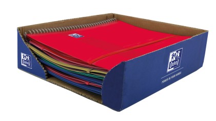 Oxford Live & Go Plastica Colori assortiti, Translucent, Trasparente A4