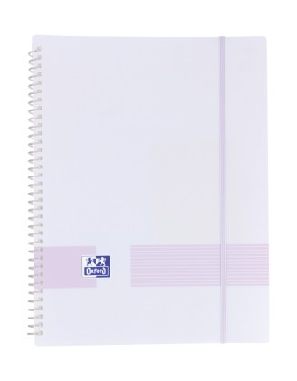 Oxford Live & Go Plastica Colori assortiti, Translucent, Trasparente A4