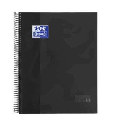 Oxford 400158600 quaderno per scrivere A4+ 120 fogli Nero