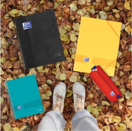 Oxford 400158600 quaderno per scrivere A4+ 120 fogli Nero