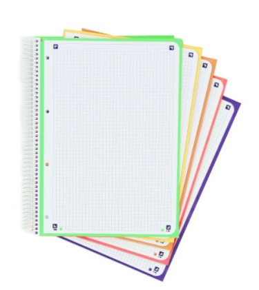 Oxford 400158600 quaderno per scrivere A4+ 120 fogli Nero