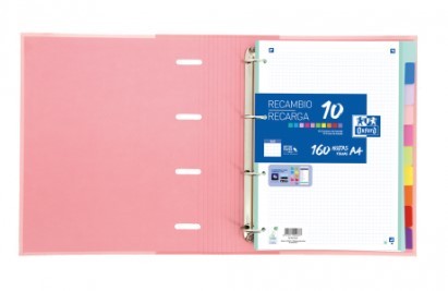 Oxford 400159038 divisore Polipropilene (PP) Colori assortiti 10 pz