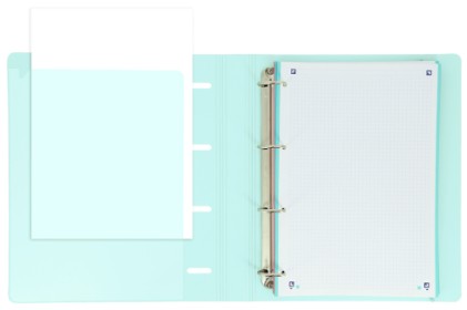 Oxford Live & Go raccoglitore ad anelli A4+ Blu