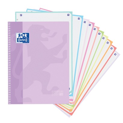 Oxford 400174116 quaderno ad anelli A4+ 150 fogli Colori assortiti