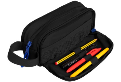 Oxford 400174117 astuccio per matita Astuccio portamatite Polietilene tereftalato riciclato (rPET) Nero