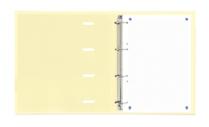 Oxford 400174550 raccoglitore ad anelli A5 Blu, Colore menta, Arancione, Rosa, Giallo