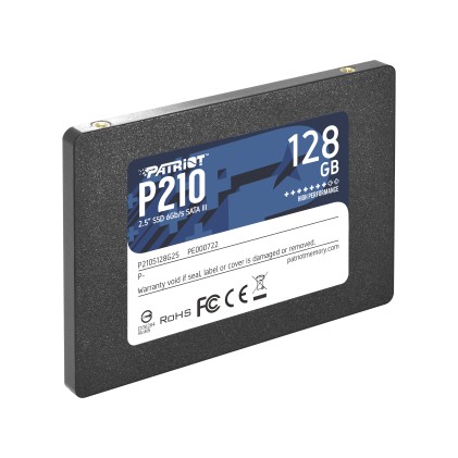 Patriot Ssd P210 128Gb Sata3 6Gb/S 2,5 450/430 Mb/S
