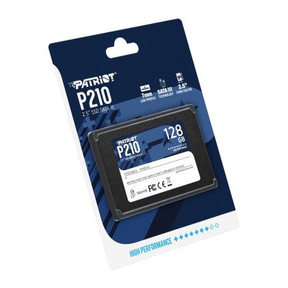 Patriot Ssd P210 128Gb Sata3 6Gb/S 2,5 450/430 Mb/S