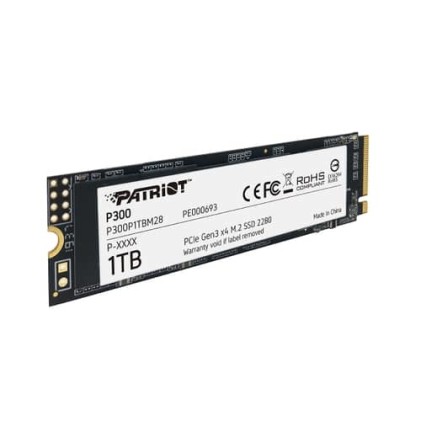 Patriot Ssd P300 1Tb M2 2280 Pcie Gen3, 2100Mbs/1650Mbs R/W