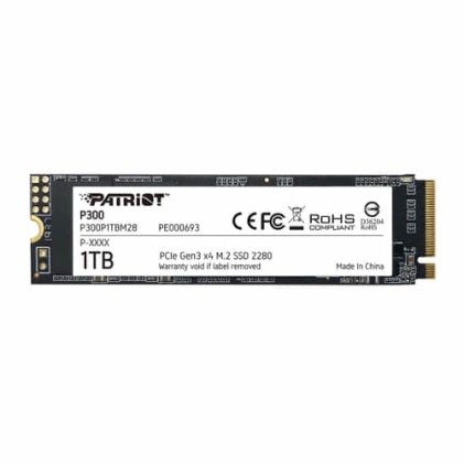 Patriot Ssd P300 1Tb M2 2280 Pcie Gen3, 2100Mbs/1650Mbs R/W