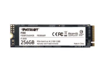 Patriot Ssd P300 256Gb M2 2280 Pcie Gen3, 1700Mbs/1100Mbs R/W