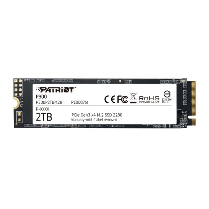Patriot Ssd P300 2Tb M2 2280 Pcie Gen3, 2100Mbs/1650Mbs R/W