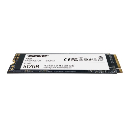Patriot Ssd P300 512Gb M2 2280 Pcie Gen3, 1700Mbs/1200Mbs R/W