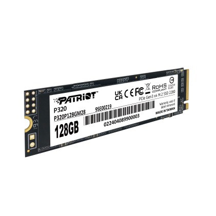 PATRIOT SSD P320 128GB M.2280 PCI-E R/W 1600/1000MB/S