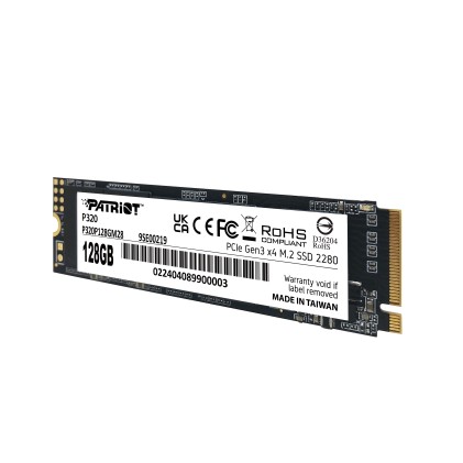 PATRIOT SSD P320 128GB M.2280 PCI-E R/W 1600/1000MB/S