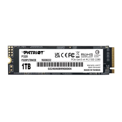 Patriot Ssd P320 1Tb M.2280 Pci-E R/W 3000/2200Mb/S