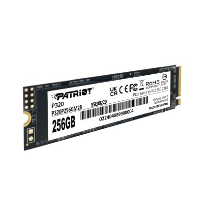 Patriot Ssd P320 256Gb M.2280 Pci-E R/W 2200/1200Mb/S
