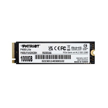 Patriot Ssd Interno P400 Lite 1Tb M.2 Pcie R/W 3500/2700 Gen 4X4