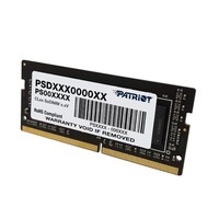 PATRIOT Signature Series 8GB DDR4 1x8GB 3200MHz SODIMM Single