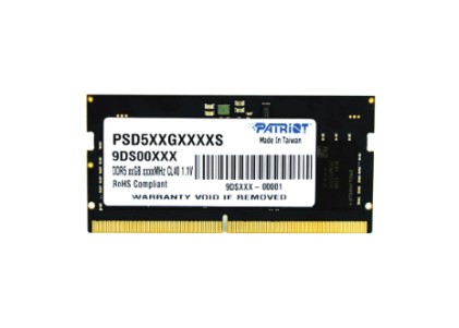 Patriot Memory Signature Line PSD58G480041S memoria 8 GB 1 x 8 GB DDR5 262-pin SO-DIMM