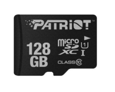 PATRIOT MicroSDHC Card LX Series 128GB UHS-I/Class 10