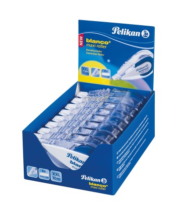 Pelikan blanco Maxi nastro di correzione 10 m Blu, Trasparente 8 pz