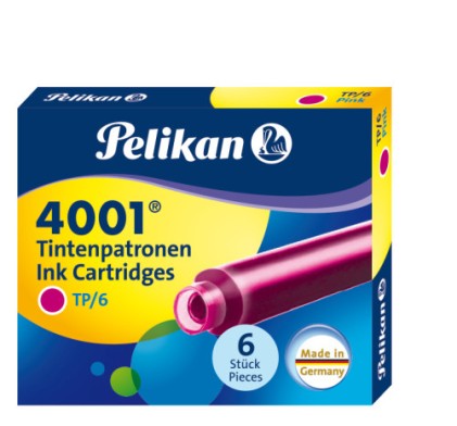 Pelikan 321075 ricaricatore di penna Rosa 6 pz