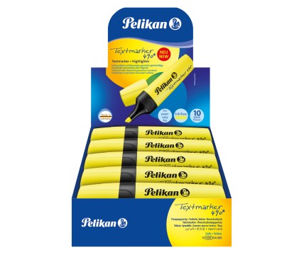 Pelikan 490 Textmarker evidenziatore 1 pz Giallo