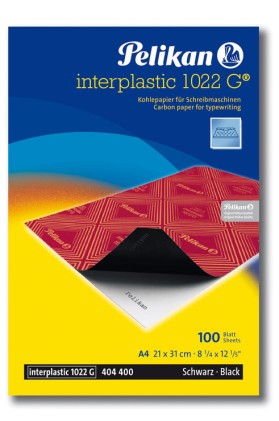 Pelikan Interplastic 1022G carta carbone 100 fogli A4