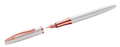 Pelikan Jazz Noble Elegance Oro, Perlato, Bianco 2 pz