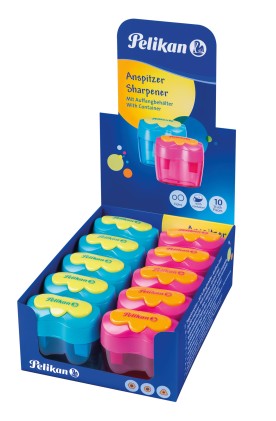 Pelikan 700696 temperino Temperamatite manuale Blu, Rosa