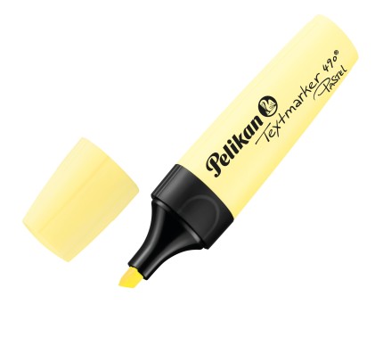 Pelikan 817332 evidenziatore 10 pz Punta smussata Giallo