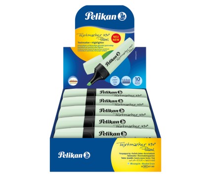Pelikan 817349 evidenziatore 10 pz Punta smussata Verde