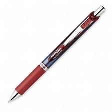 Pentel Energel XM Klick Penna retrattile a clip Rosso 1 pz