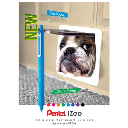 Pentel BX470-V penna a sfera Nero Fine 1 pz