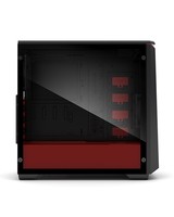 Case Midi PHANTEKS Eclipse P400, Tempered Glass - Black/Red