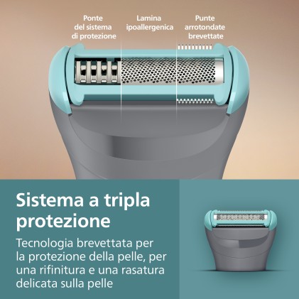 Multigroom Rasoio Corpo Philips Bg3485/15 Tripla Protezione